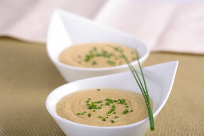 receta de sopa de crema de cacahuete