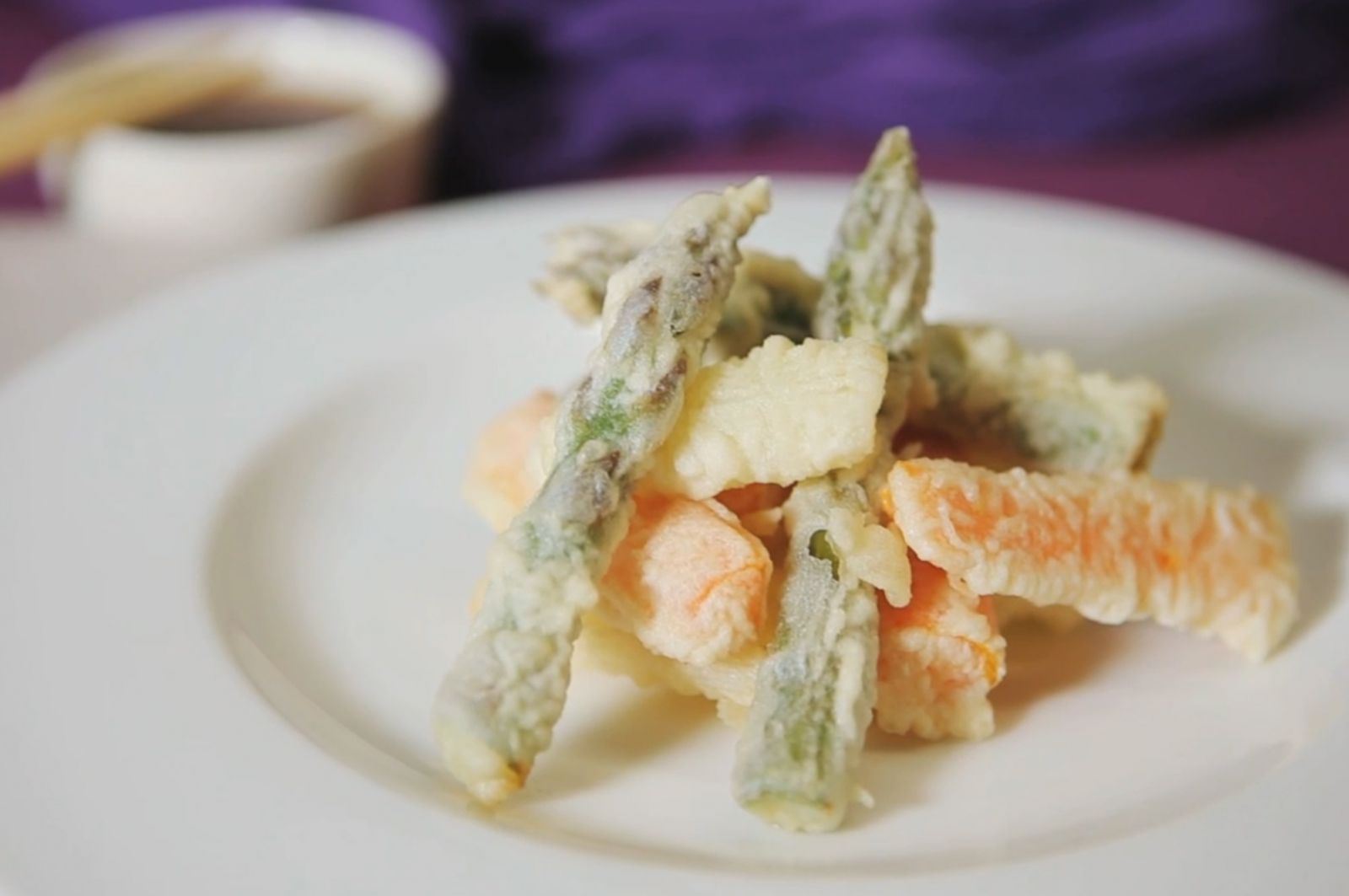 receta de verduras en tempura