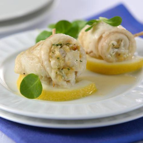 Receta de filetes de lenguado rellenos