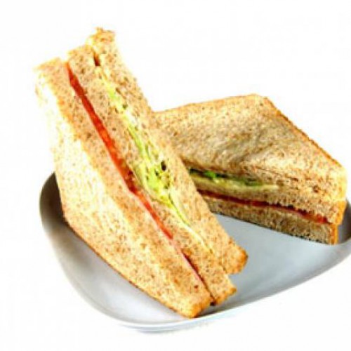 receta de sandwich vegetal con pan integral