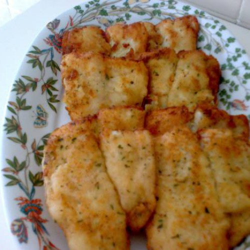 filetes de merluza empanados