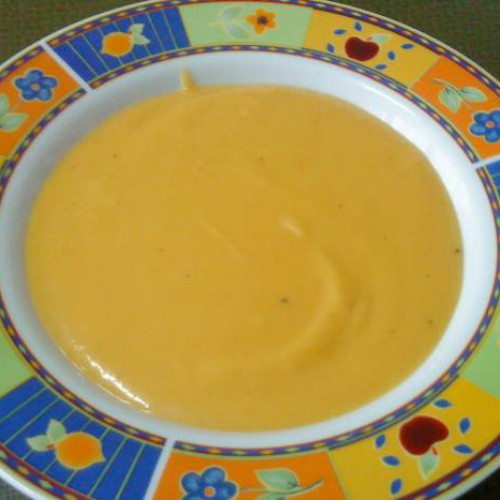 crema de calabacín y zanahoria