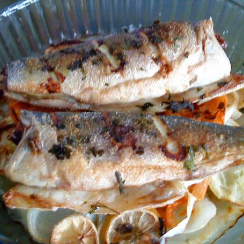 Lubina al Horno para Dieta Blanda