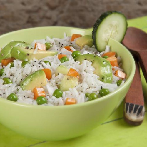 Receta de ensalada de arroz y aguacate