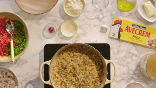Cómo preparar Arroz con verduras y champiñones - paso 3
