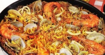 receta de fideua con marisco