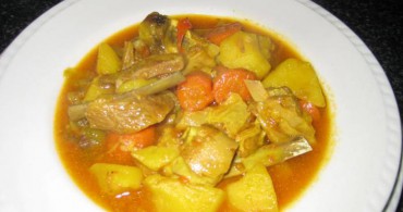 Estofado de costillas de cordero con patatas