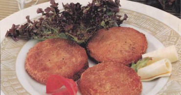 tomates fritos con jamón y queso