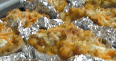 patatas asadas a la boloñesa