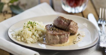 Solomillo de cerdo a la pimienta