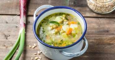 Sopa minestrone con verduras