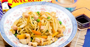 Tallarines tres delicias