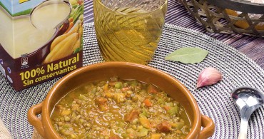 Lentejas estofadas con chorizo