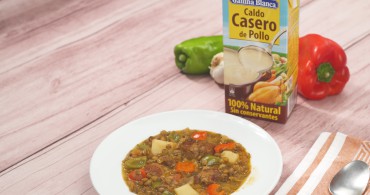 Lentejas con costillas de cerdo con producto