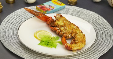 Emplatado con producto bogavante al horno