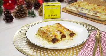 Emplatado con producto canelones navidad tradicionales