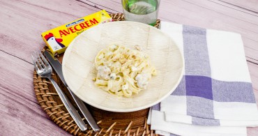 Pasta con gorgonzola y nueces