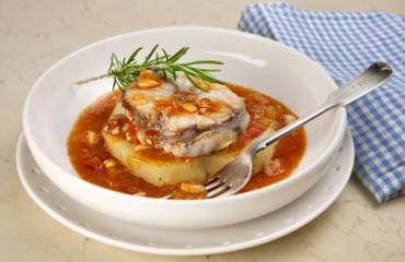 Receta de rape con patatas