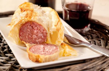 Salchichas en costra