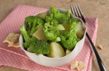 Receta de brócoli con patata cocida
