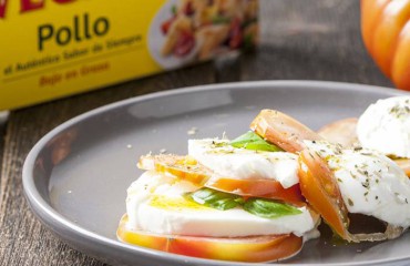 Ensalada de pasta caprese