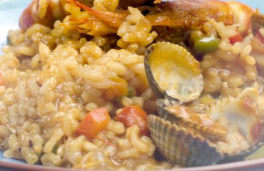 Paella de marisco