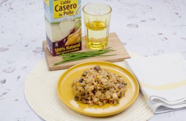 Arroz con champiñones