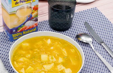 Bodegon patatas guisadas con bacalao
