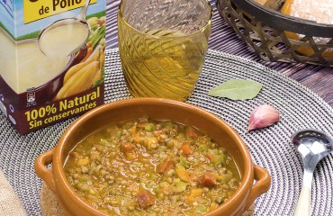 Lentejas estofadas con chorizo