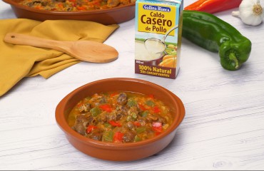 Bodegon con producto mollejas guisadas