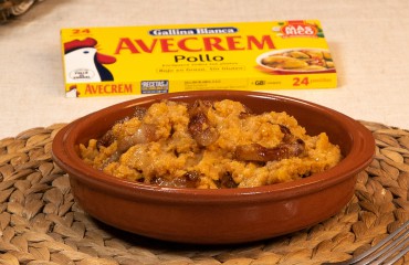 Emplatado con producto patatas revolconas