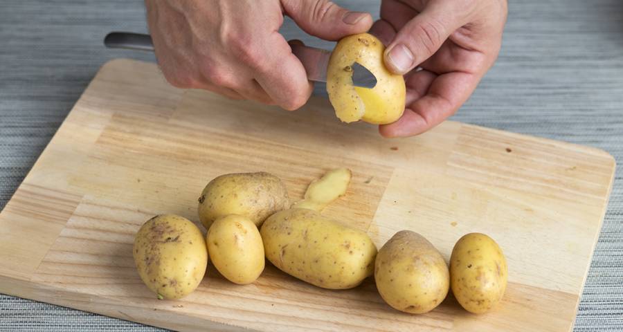 Patatas enteras